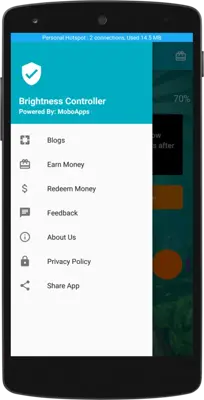 Brightness Controller android App screenshot 0