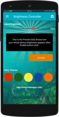 Brightness Controller android App screenshot 1